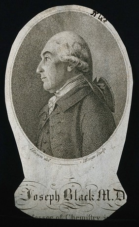 Joseph Black. Stipple engraving by J. Beugo after J. Brown.