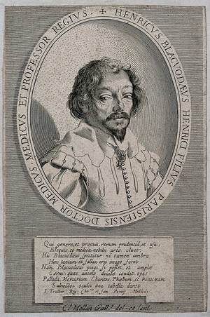 view Henry Blackwood the younger. Line engraving by C. Mellan.