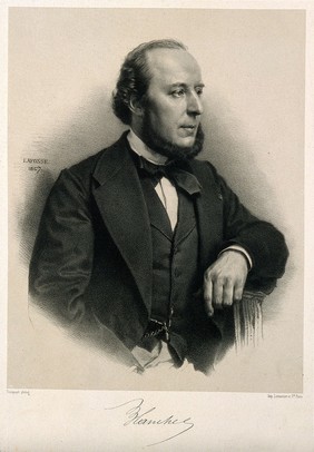 Alexandre Louis Paul Blanchet. Lithograph by J.B.A. Lafosse, 1867, after A.-R. Trinquart.