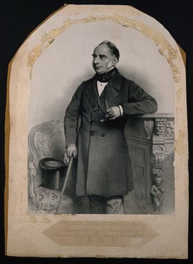 Thomas Leigh Blundell. Lithograph by C. Baugniet, 1851.