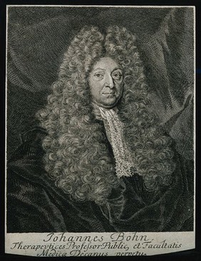 Johannes Bohn. Line engraving.