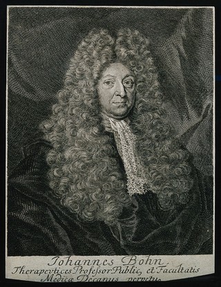 Johannes Bohn. Line engraving.