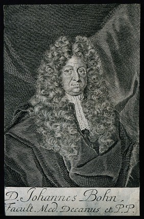 Johannes Bohn. Line engraving.