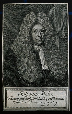 Johannes Bohn. Line engraving.