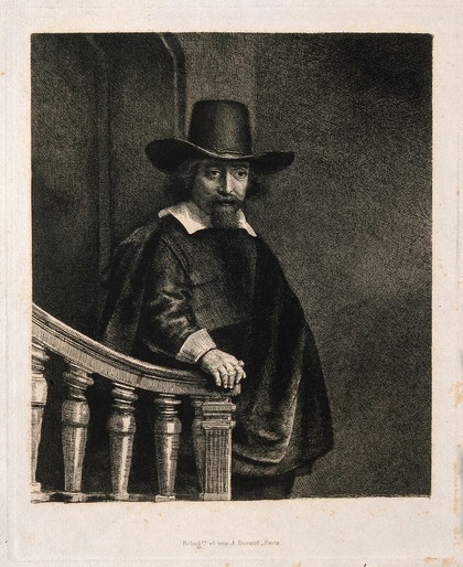 Ephraim Bonus. Heliogravure by Ch. Amand Durand after Rembrandt.