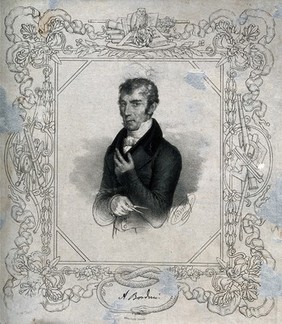 Antonio Bordoni. Lithograph by L. Focosi.