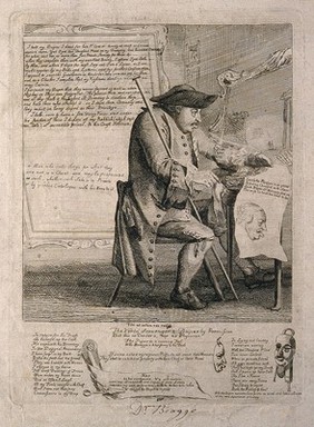 Robert Bragge. Line engraving by Paul Sandby.