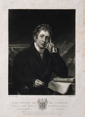 John Broster. Mezzotint by T. Hodgetts after J. Syme.