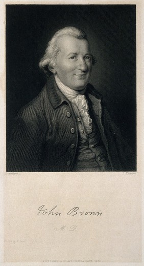 John Brown [Bruno]. Stipple engraving by J. Thomson after J. Donaldson.