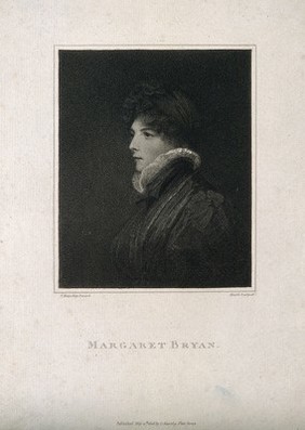 Margaret Bryan. Stipple engraving by J. Heath, 1801, after T. Kearsley.