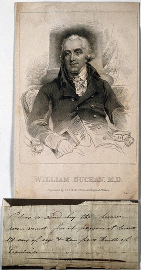 William Buchan. Stipple engraving by R. Page.