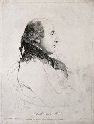 Richard Budd. Soft-ground etching by W. Daniell after G. Dance, 1798.
