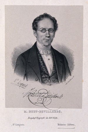 view Buet-Devillards. Lithograph by A. Legrand.