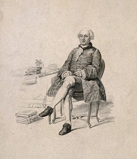 Georges Louis Leclerc, Comte de Buffon. Etching.