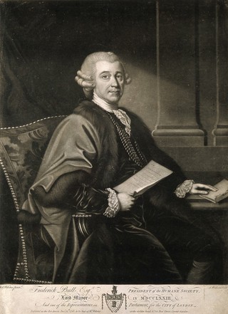 Frederick Bull. Mezzotint by J. Watson, 1781, after S. Webster.