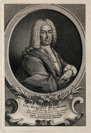 view Johann Heinrich Burckhard. Line engraving by G. F. Schmidt after Müller.