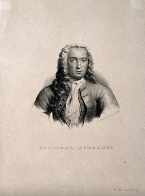 Nicolaas Burman. Lithograph by Soetens.