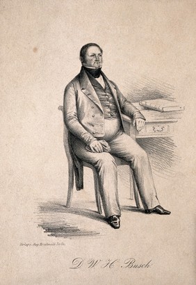 Dietrich Wilhelm Heinrich Busch. Lithograph.