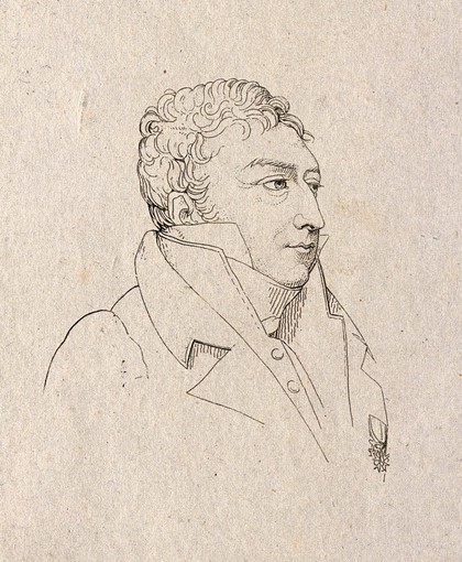 Charles-Louis Cadet de Gassicourt. Etching by J.N.M. Frémy.