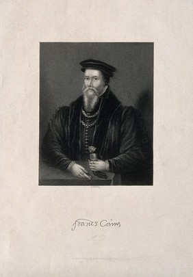 John Caius. Engraving by W. H. Egleton.