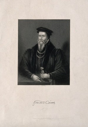 view John Caius. Engraving by W. H. Egleton.