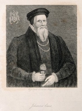 John Caius. Engraving by C. G. Lewis.