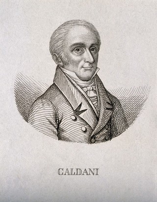 Florian Caldani. Line engraving.
