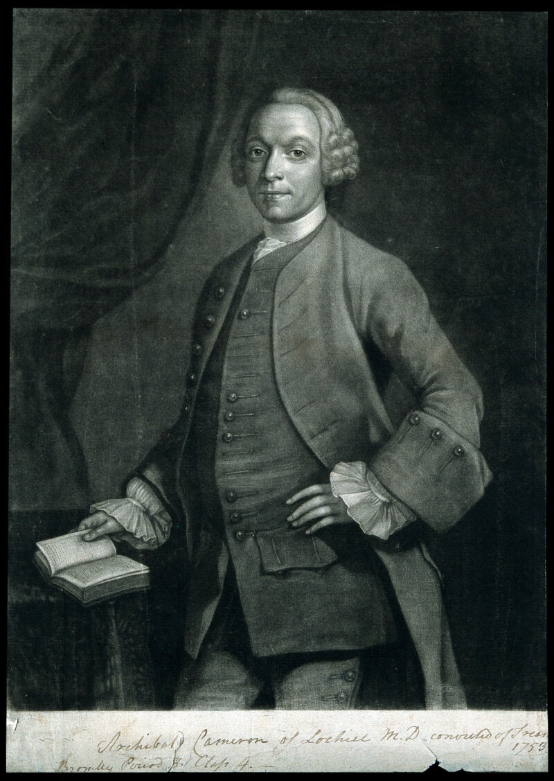 Archibald Cameron. Mezzotint. | Wellcome Collection