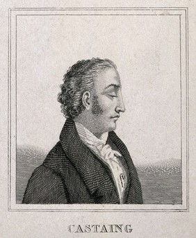 Edme Samuel Castaing. Line engraving.