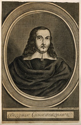 William Chamberlayne. Line engraving by A. Hertocks, 1659.