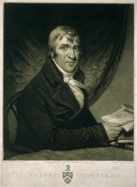 Rupert Chawner. Mezzotint by G. Clint, 1806, after T. Barber.