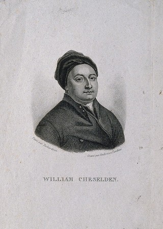 William Cheselden. Stipple engraving by A. Tardieu after J. Richardson.