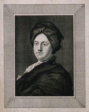 view William Cheselden. Engraving.