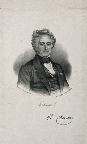 Michel Eugène Chevreul. Lithograph.