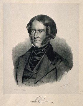 Sir Robert Christison. Lithograph by Fr. Schenck after W. Stewart.