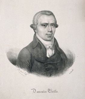 Domenico Cirillo. Lithograph by Bianchi after Forino.