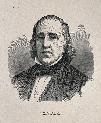 Jean Civiale. Wood engraving.