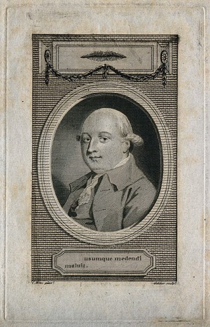 view Peter Clare. Line engraving by J. Goldar after C. Metz.