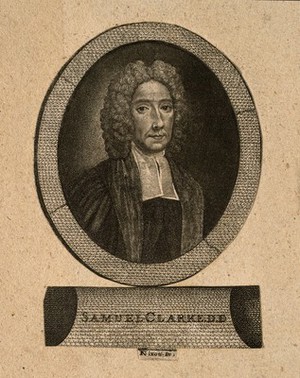 view Samuel Clarke. Stipple engraving by Nixon after T. Gibson.