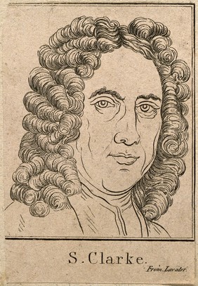 Samuel Clarke. Line engraving.