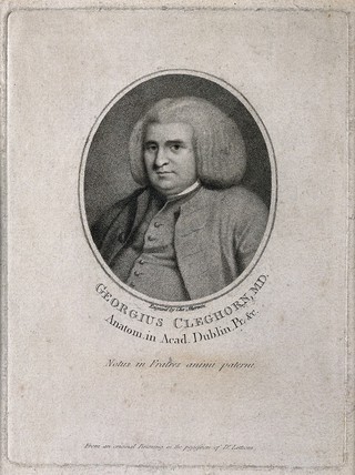 George Cleghorn. Stipple engraving by C. Sherwin.
