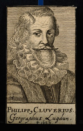 Philipp Cluverius. Line engraving, 1688.