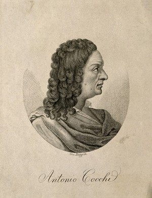 view Antonio Cocchi. Engraving by G. Boggi.