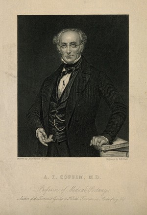 view Albert Isaiah Coffin. Stipple engraving by H. B. Hall after Charpentier.