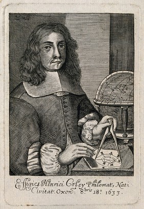 Henry Coley. Line engraving.