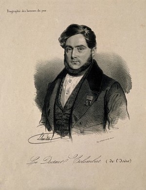 view Marc Colombat de l'Ysère. Lithograph by J.F.G. Llanta.