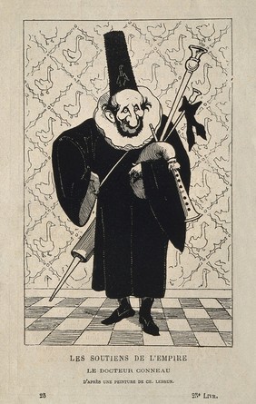 François-Alexandre-Henri Conneau. Wood engraving.