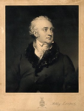 Sir Astley Paston Cooper. Mezzotint by W. O. Geller, 1841, after M. Claxton.