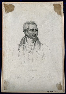 Sir Astley Paston Cooper. Stipple engraving by Neeles.