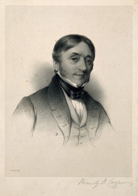 Bransby Blake Cooper. Lithograph by J. Bizo.